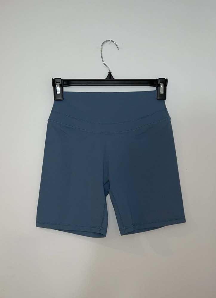 Oner UnifiedMove Women's Biker Shorts | XS | Dusty Blue Grey| Stretch Yoga Gym