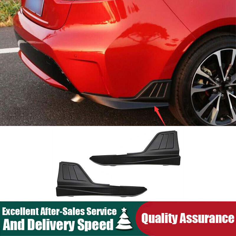 2019-2022 Toyota Corolla Matte Black Rear Bumper Lip Spoiler Splitter