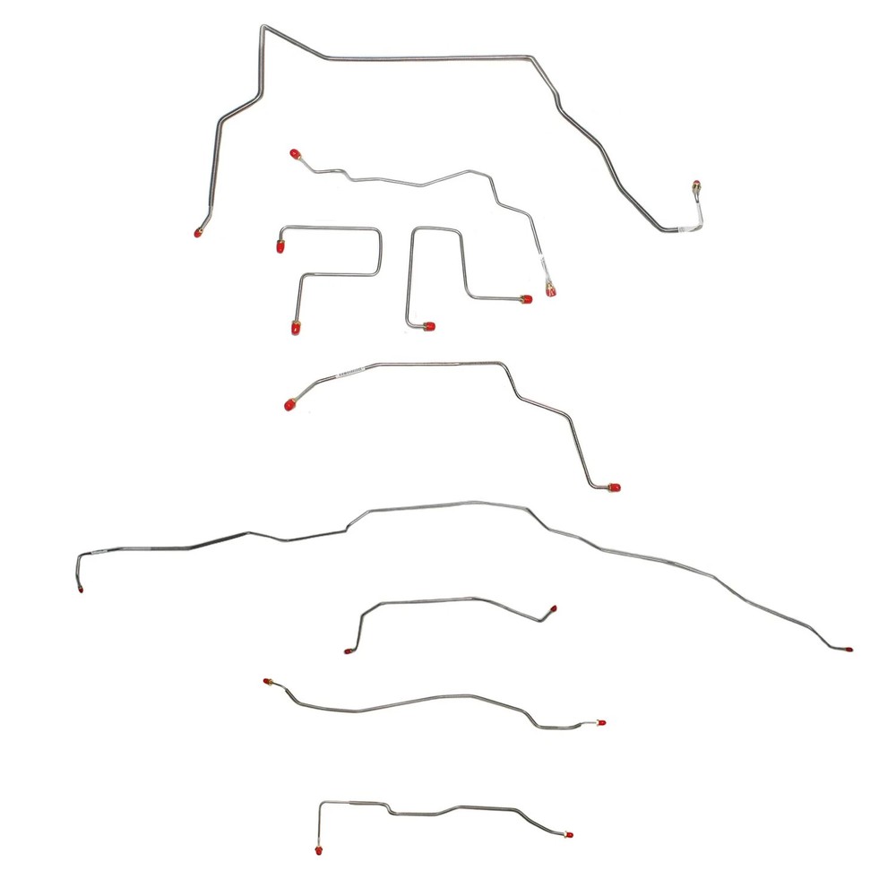 JEGS 13537 Complete Brake Line Set 2001-2004 Chevy S10 Blazer 4WD ZR2 Package OE