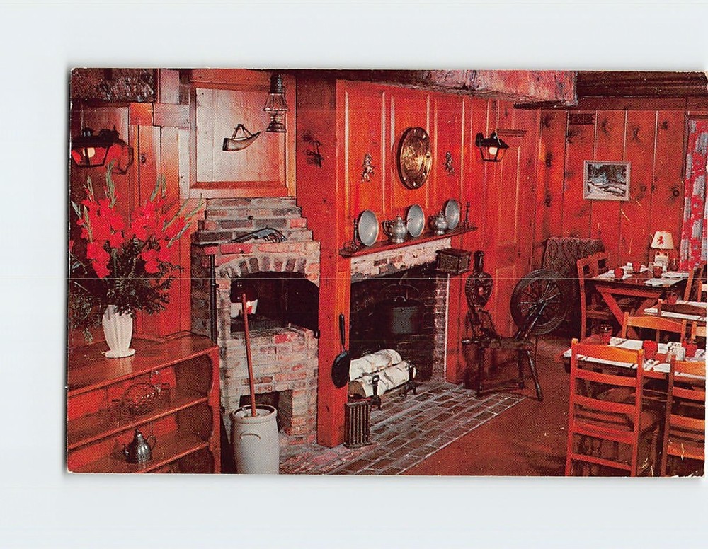 Postcard The Red Lion Inn Cohasset Center Massachusetts USA