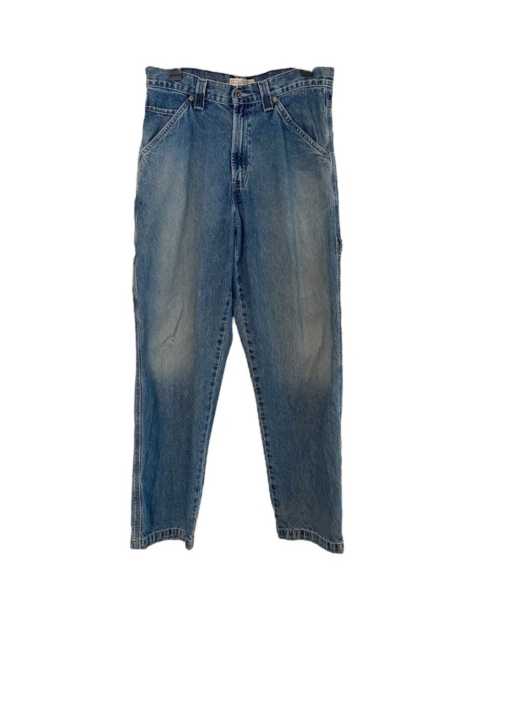 Vintage Levi's Carpenter Loose Straight Jeans Men's  31 X 32 Wide Leg Baggy Y2K