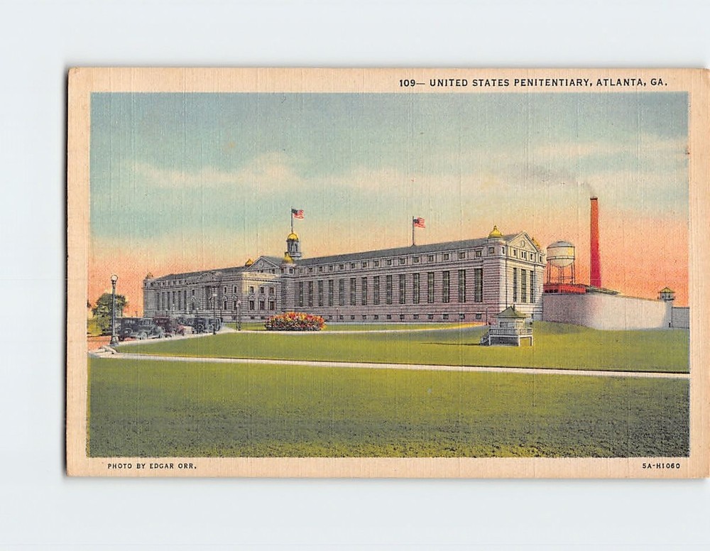 Postcard United States Penitentiary Atlanta Georgia USA