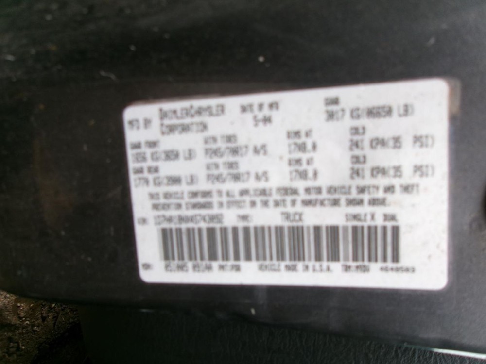 Passenger Sun Visor for 02-05 Dodge 1500 Quad Cab 4-Door Truck 1617294