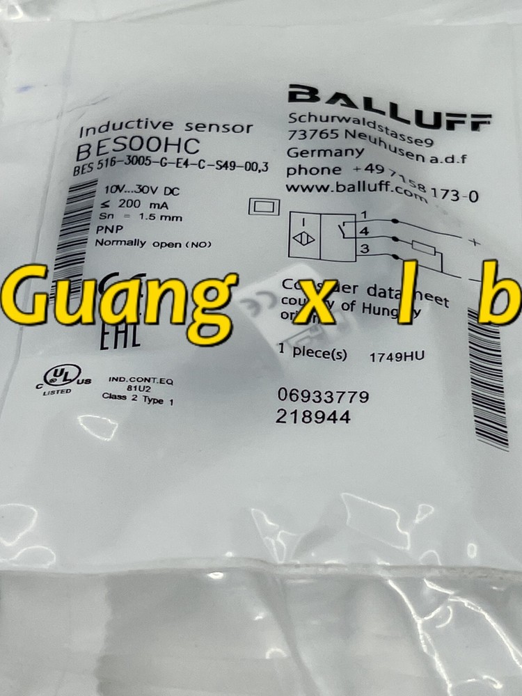 1PCS New BALLUFF BES 516-3005-G-E4-C-S49-00,3 Sensor&Proximity Switch #
