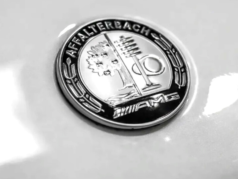 Affalterbach AMG Logo Front Hood Emblem For Mercedes E-Class W213 C213 AMG 57mm