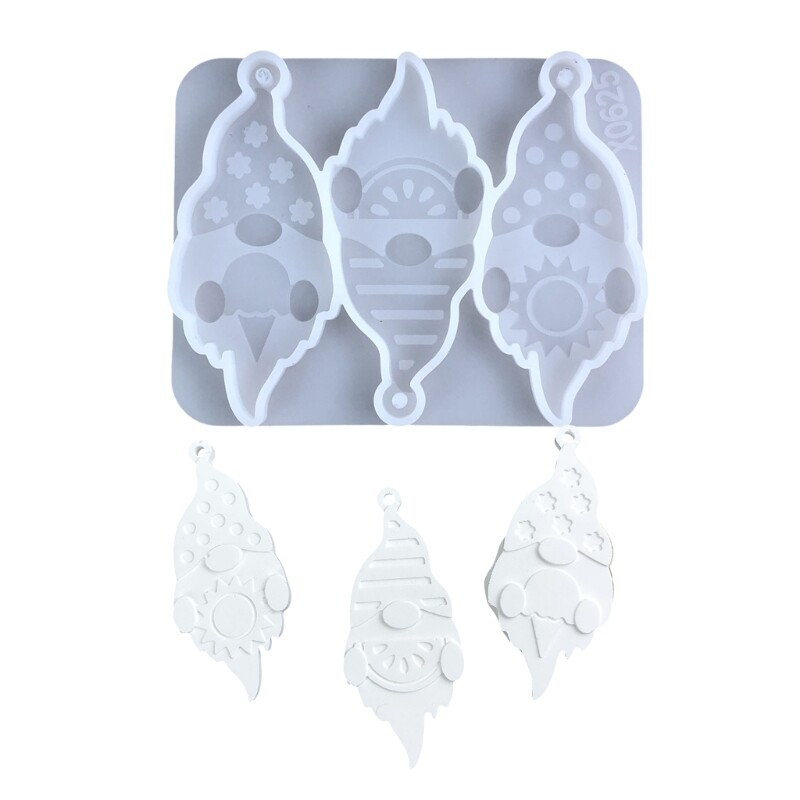 Silicone Gnome Resin Jewelry Mold for Pendant Crafting