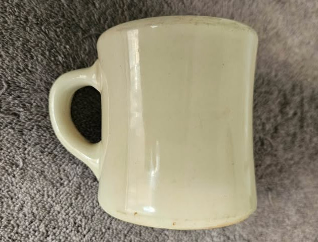 Vintage Victor Ceramic Coffee Mug Cup Heavy Military Diner Restaurant Ware 3.5