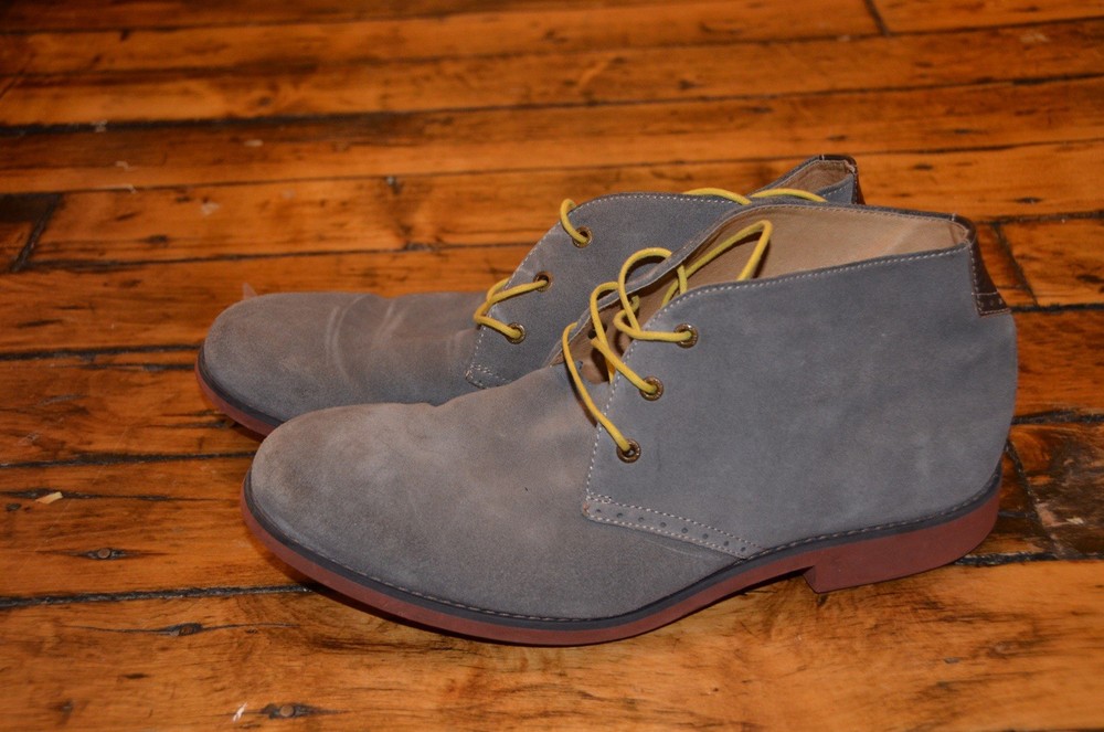 Johnston & Murphy Men's Gray Suede Shoes Size 11