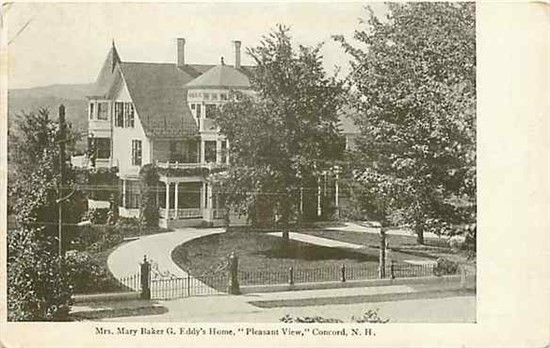 NH, Concord, New Hampshire, Pleasant View, Mrs. Mary Baker G. Eddy's Home