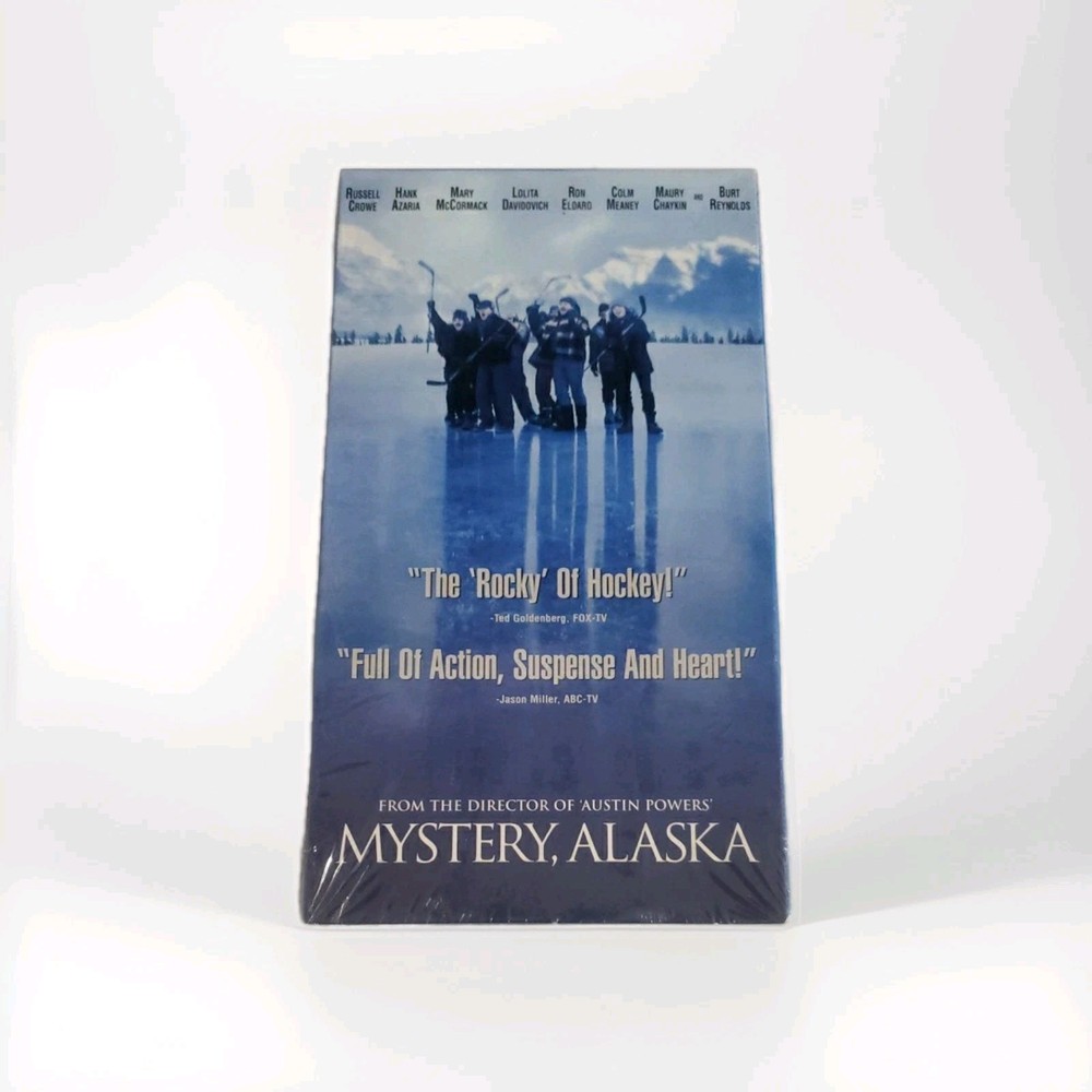 Mystery Alaska VHS 1999 Brand New Factory Sealed Watermark Rare Crowe Reynolds