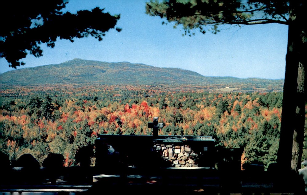 Cathedral of the Pines, Rindge, NH - World War II Memorial Postcard