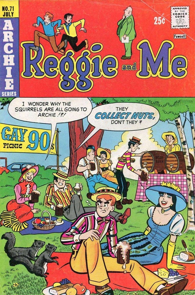 Reggie and Me #71 GD Archie July 1974 Gay Picnic Cover Low Grade Combined Shipping