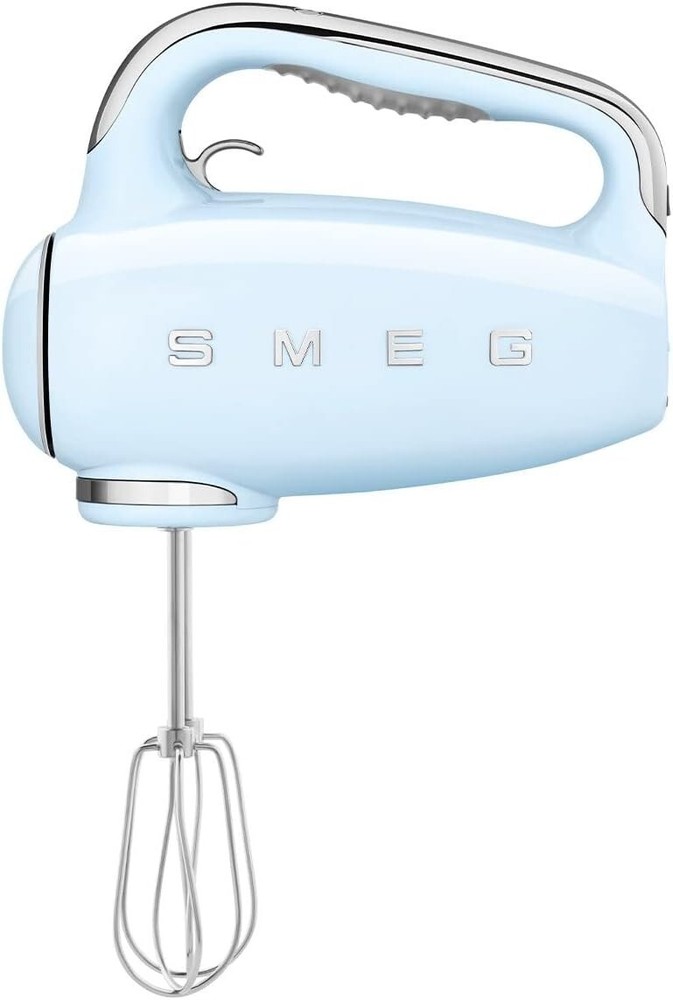 SMEG Pastel Blue Retro Electric Hand Mixer 50s Style Excellent Condition Damaged Box