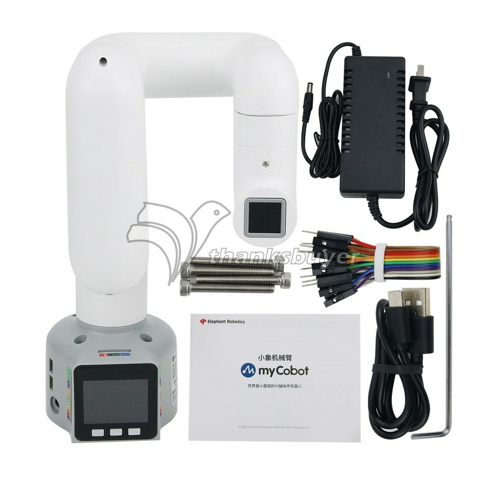 MyCobot 6-Axis Little Elephant Desktop Robotic Arm ROS Visual Recognition 250G #