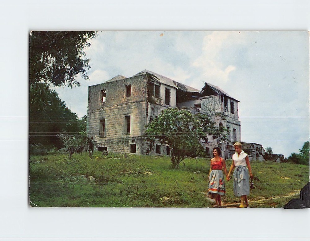 Postcard Ruins of Rose Hall Estate Great House Montego Bay Jamaica