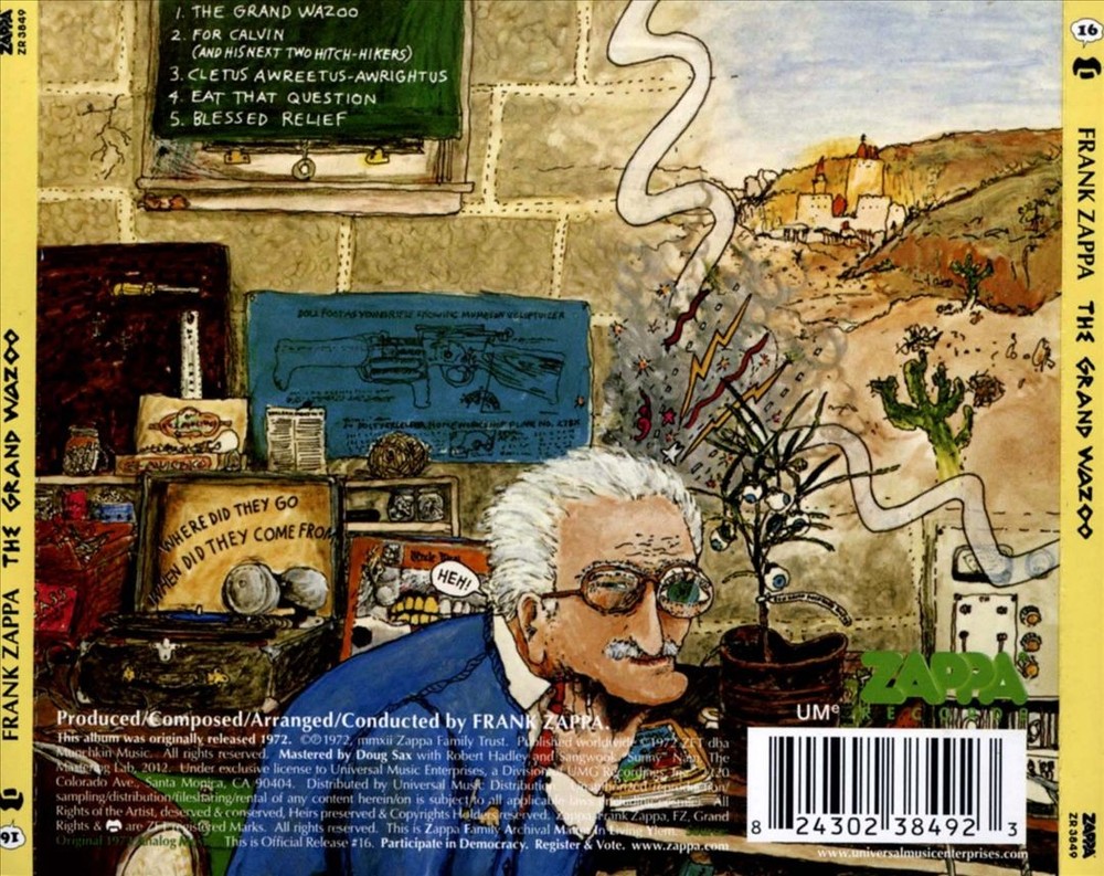 Frank Zappa Grand Wazoo New Cd