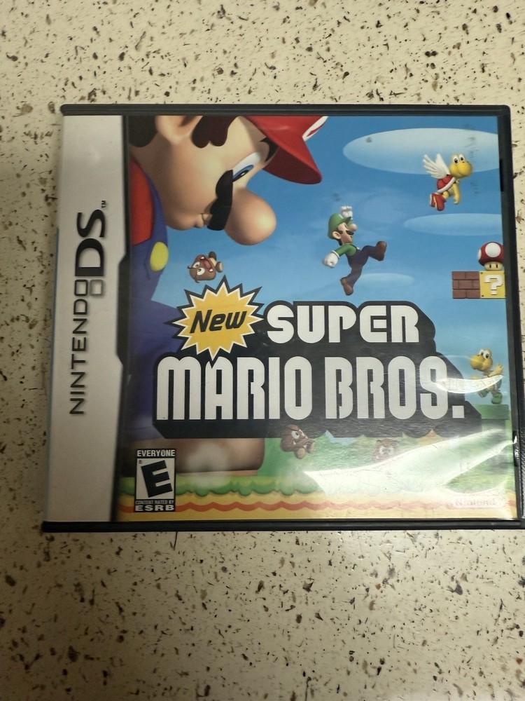 Nintendo DS New Super Mario Bros Complete with Cartridge Box Manual Tested