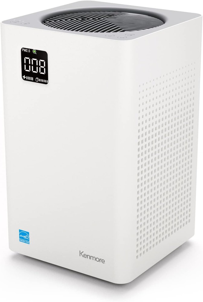 Kenmore PM2010 Air Purifiers with H13 True HEPA Filter, 1200 Sq.Foot, White
