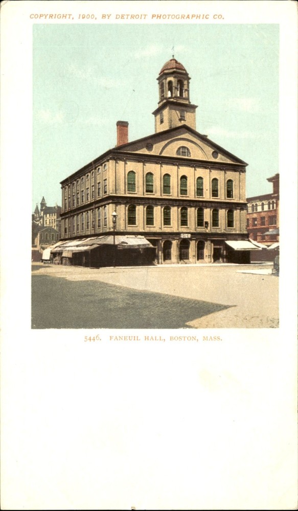 Faneuil Hall Boston Massachusetts~Detroit Publ ~ UDB c1905 vintage postcard