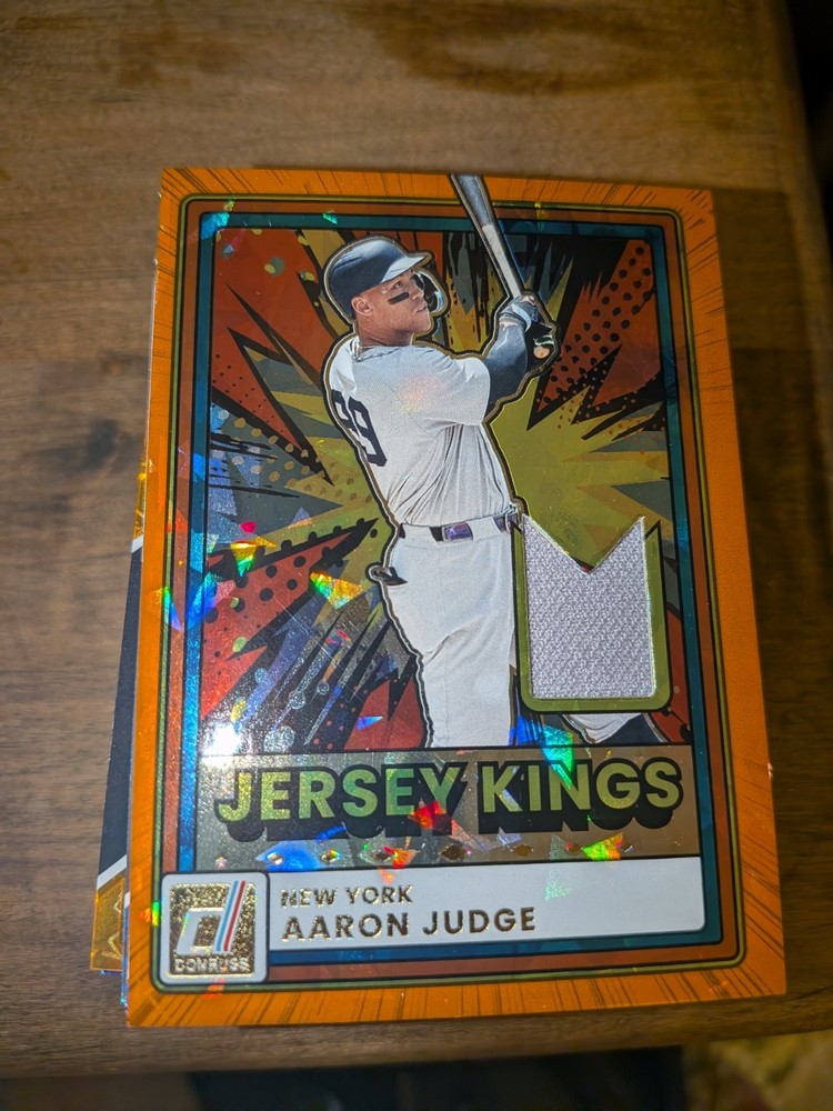 2026 Panini Donruss Jersey Kings Orange Ice Relic Aaron Judge 🔥🔥🔥🔥🔥⛽🗽🎇🎇