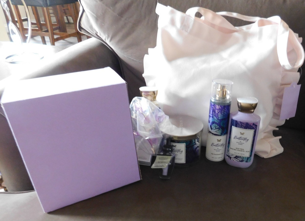 Bath & Body Works Butterfly 6-Piece Gift Set W/ Gift Bag