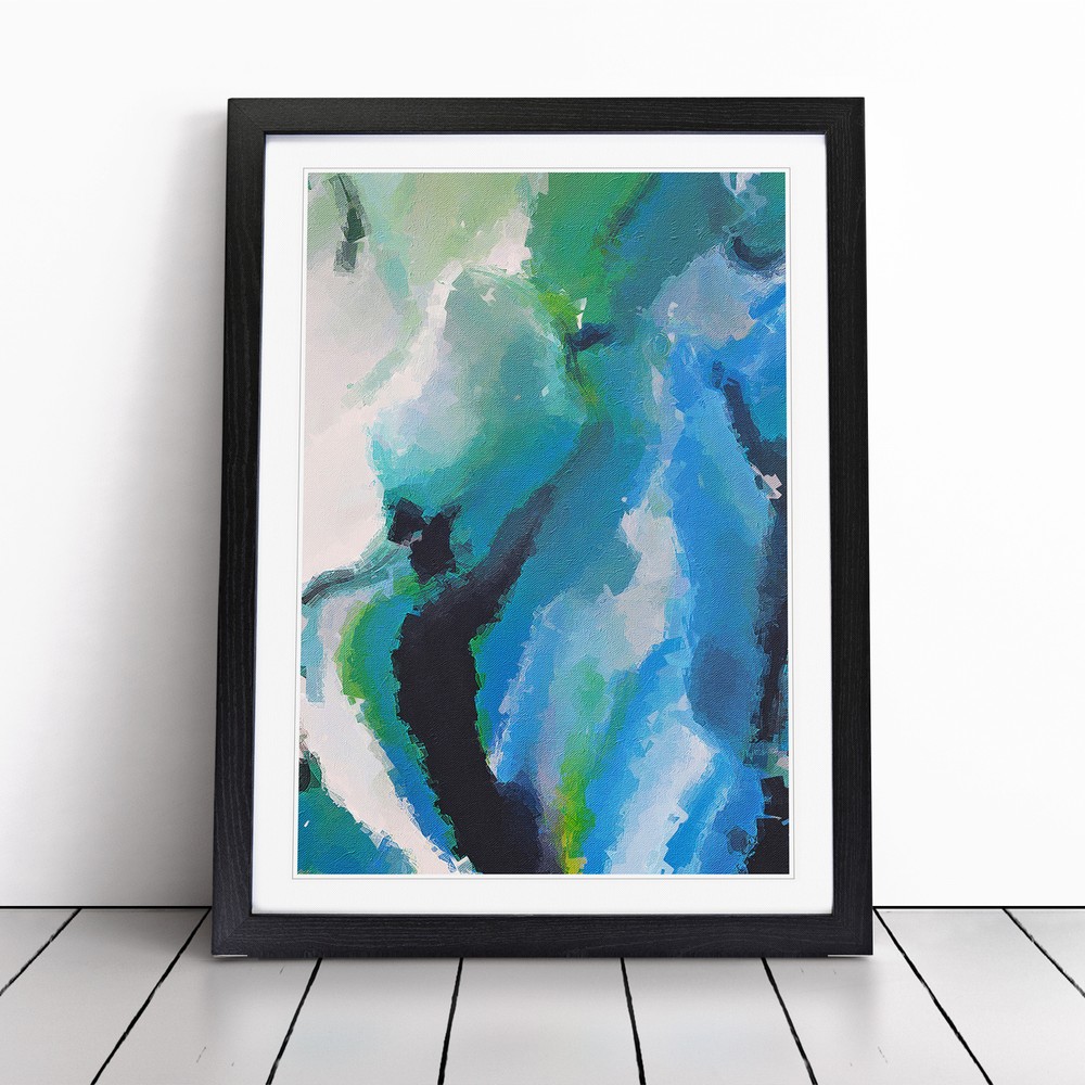 Piece Of You Abstract Wall Art Print Framed Canvas Picture Poster Decor