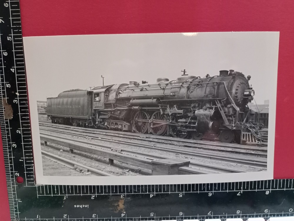 New York Central Railroad 4-6-4 Locomotive #6622 Orig Photo Used On Ccc&Stl Rr