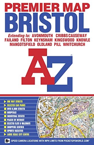 A-Z Bristol Premier Map by Geographers A-Z Sheet map, folded Book The Fast Free