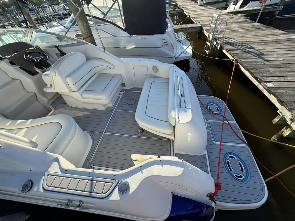 1997-2001 Sea Ray 270 sundancer Cockpit Swim platform 1/4