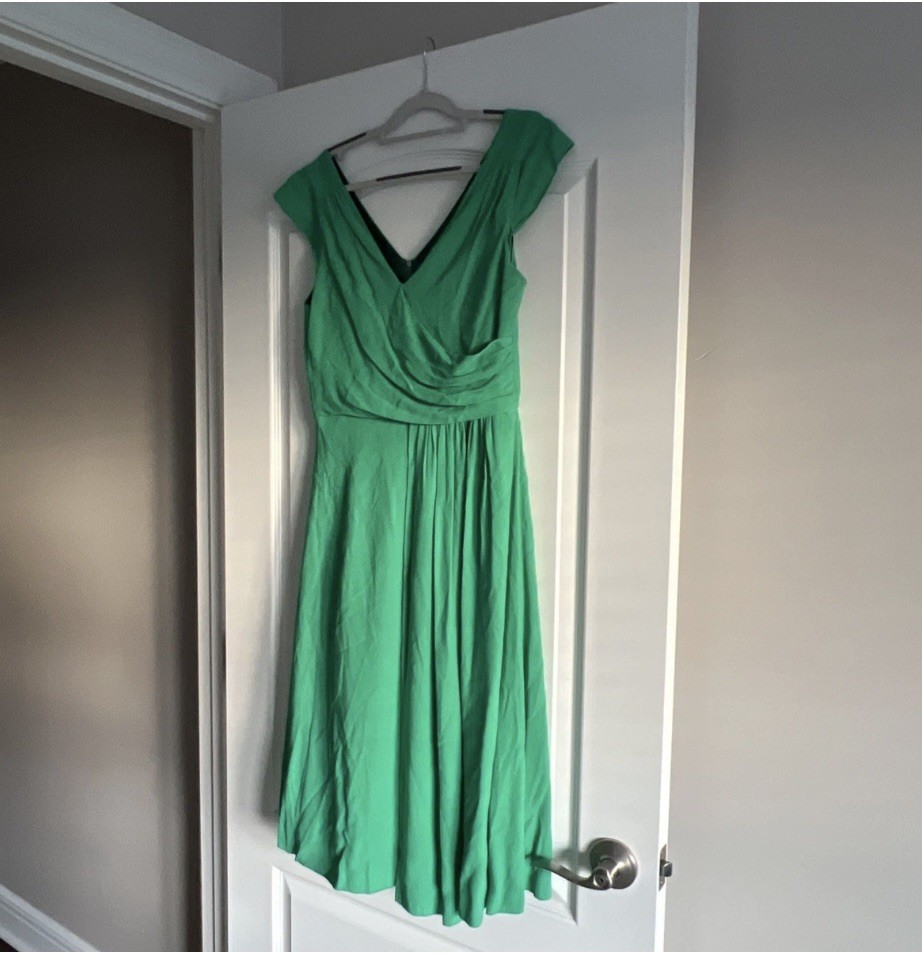 Kate Spade Little Green Dress Women’s Fit & Flare  Size 10