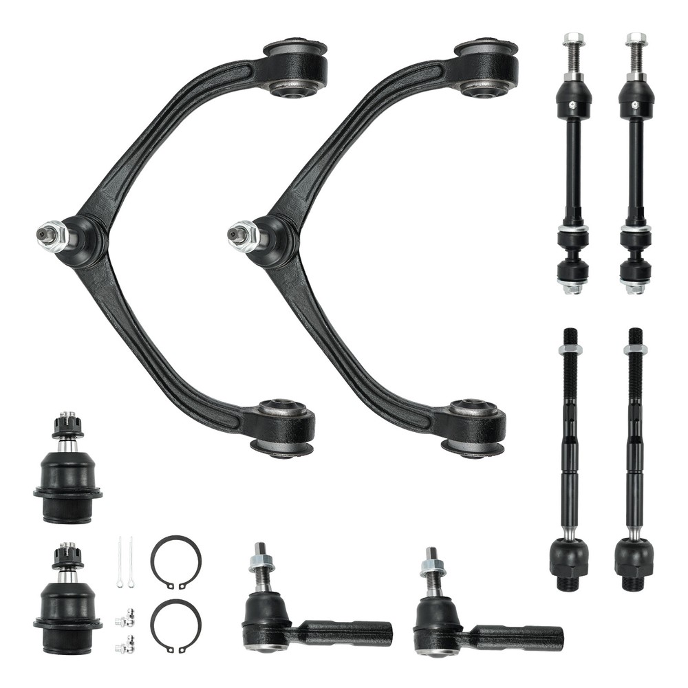 10x Front Steering& Suspension Control Arm Ball Joint Kit For 05-10 Dodge Dakota