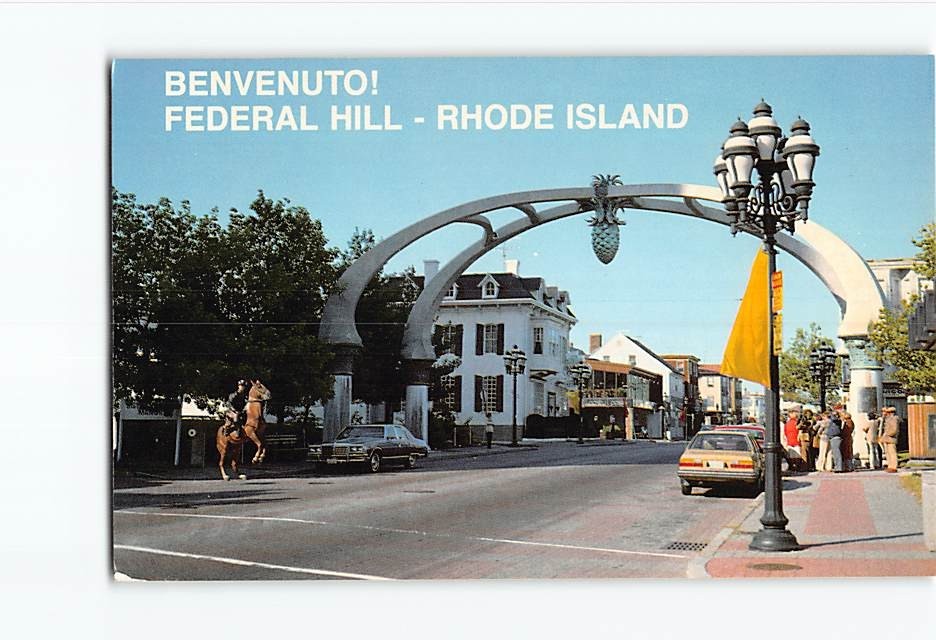 Postcard Gateway Arch Providence Rhode Island USA