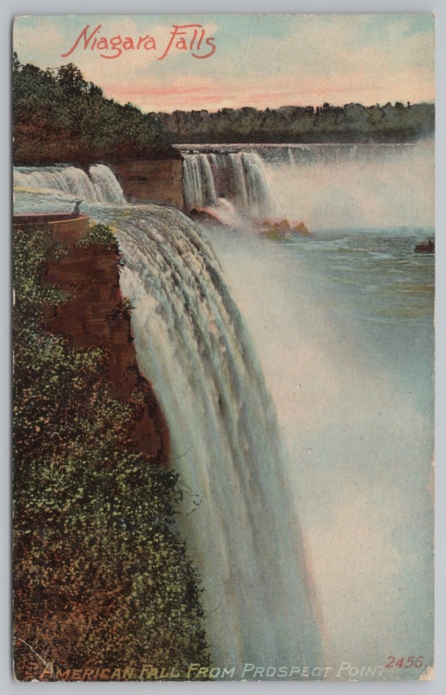 State View~Stunning American Scene~Niagara Falls~Prospect Point 1913~Vintage PC