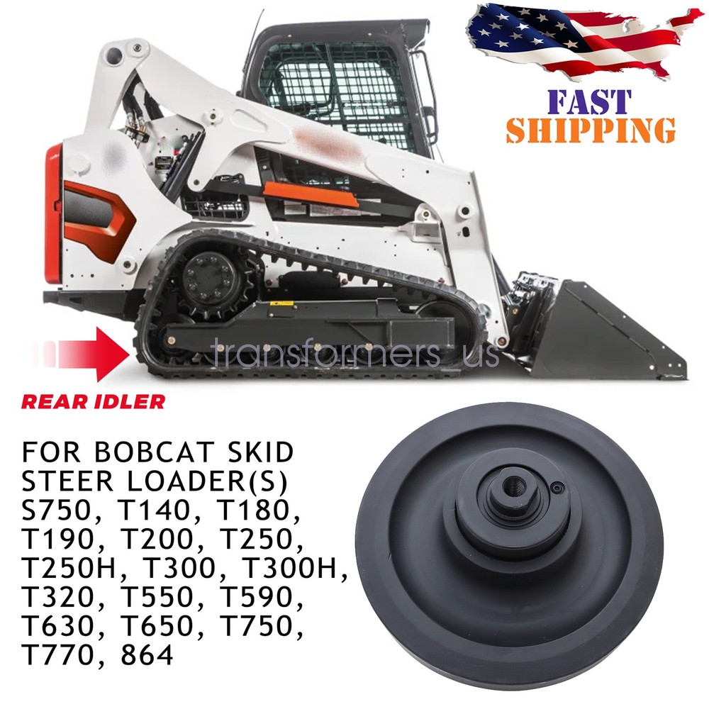 Rear Idler For Skid Steer Idler Bobcat T300 T320 T550 - 6693238 - Rubber Track