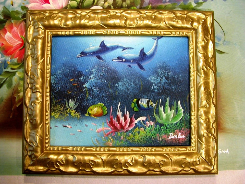 DOLPHIN FISH UNDERSEA CORAL REEF 10