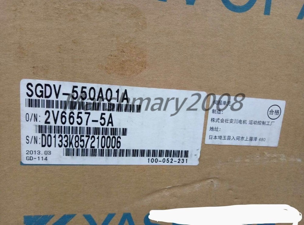 1PC New Yaskawa SGDV-550A01A Servo driver Free delivery