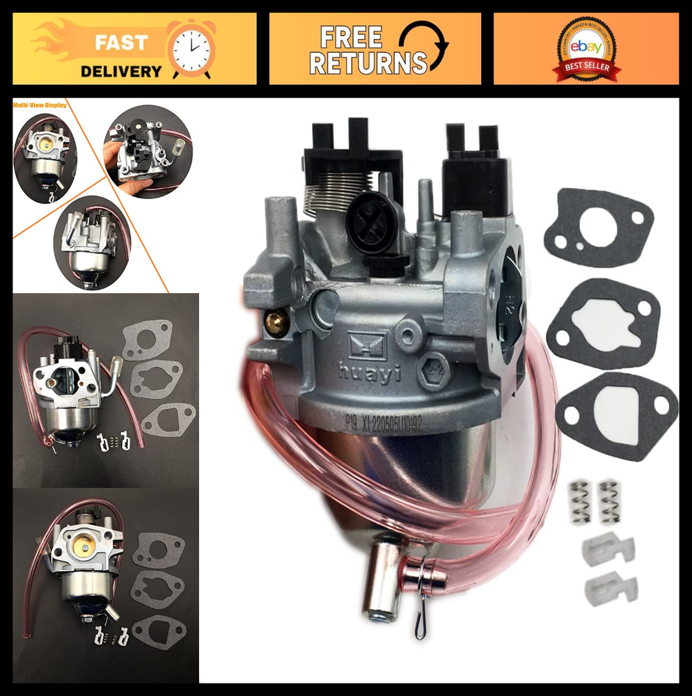 Carburetor for Cummins Onan P4500i Inverter Generator - Includes Gaskets, High P