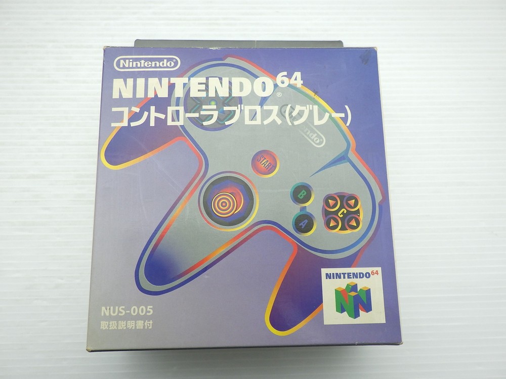 Controller Bros 64 (Gray) Nintendo64 JP GAME. 9000025434959