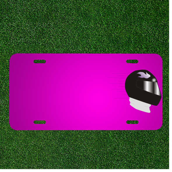 Create a Custom Car License Plate & Add Names to Motorcycle Helmet Design