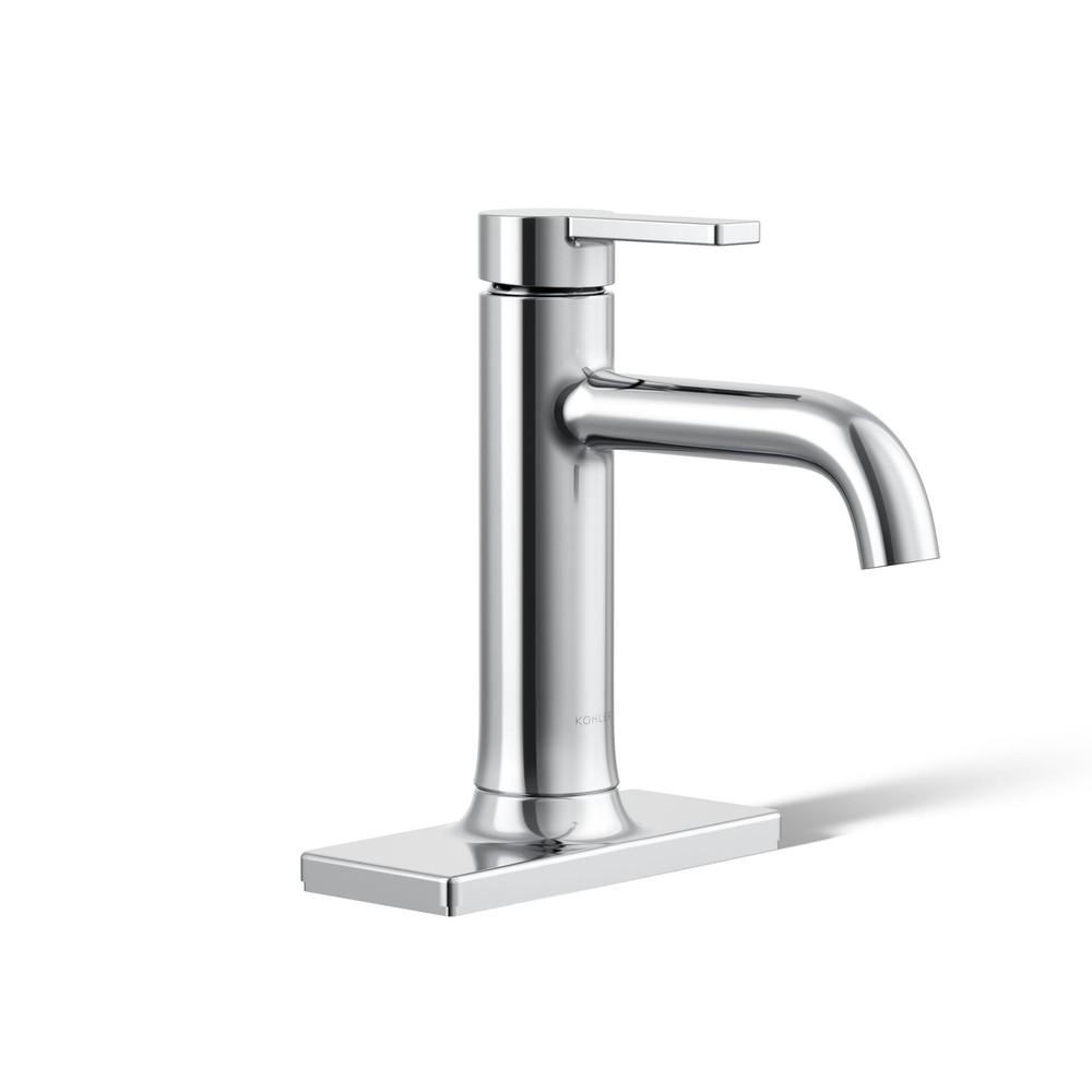 KOHLER K-28126-4-CP Single-Handle Bathroom Sink Faucet, 1-Hole, Polished Chrome
