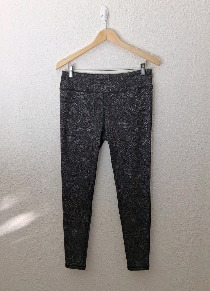 Vogo (Athletica) Leggings : Yoga & Lounge Pants   Large : Grey Snakeskin Pattern