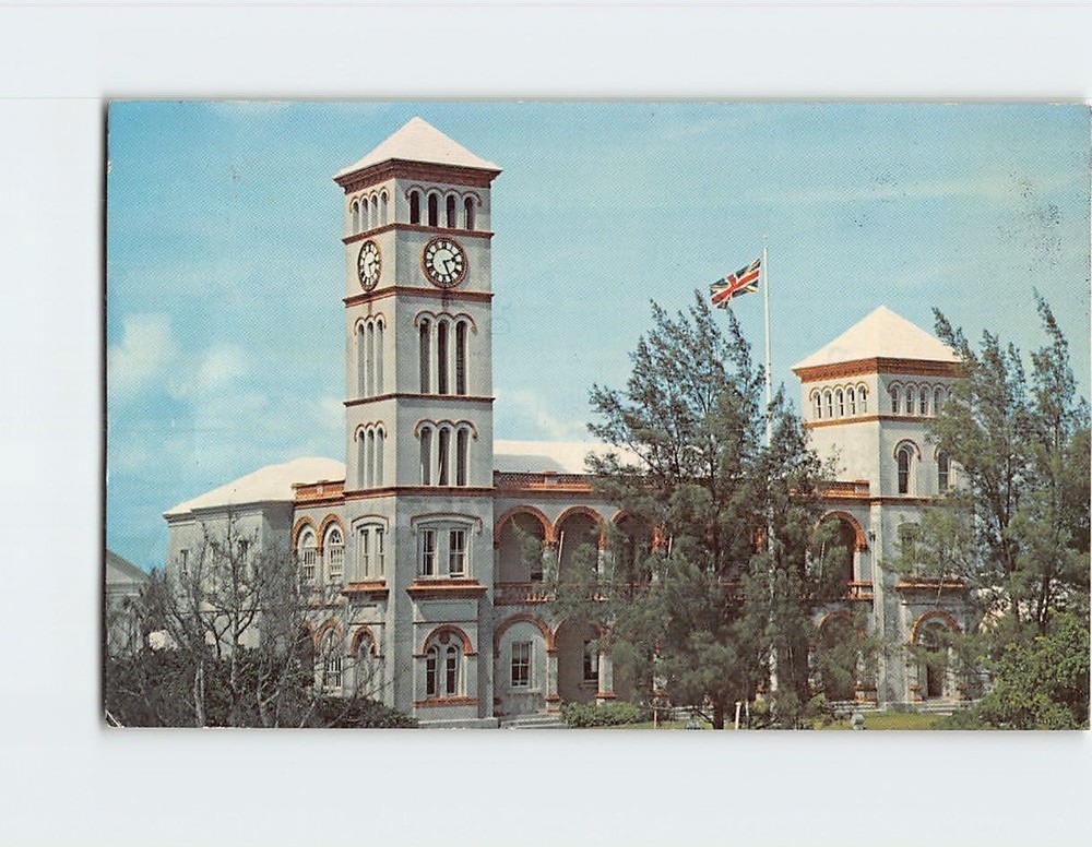 Postcard Sessions House Hamilton Bermuda British Overseas Territory