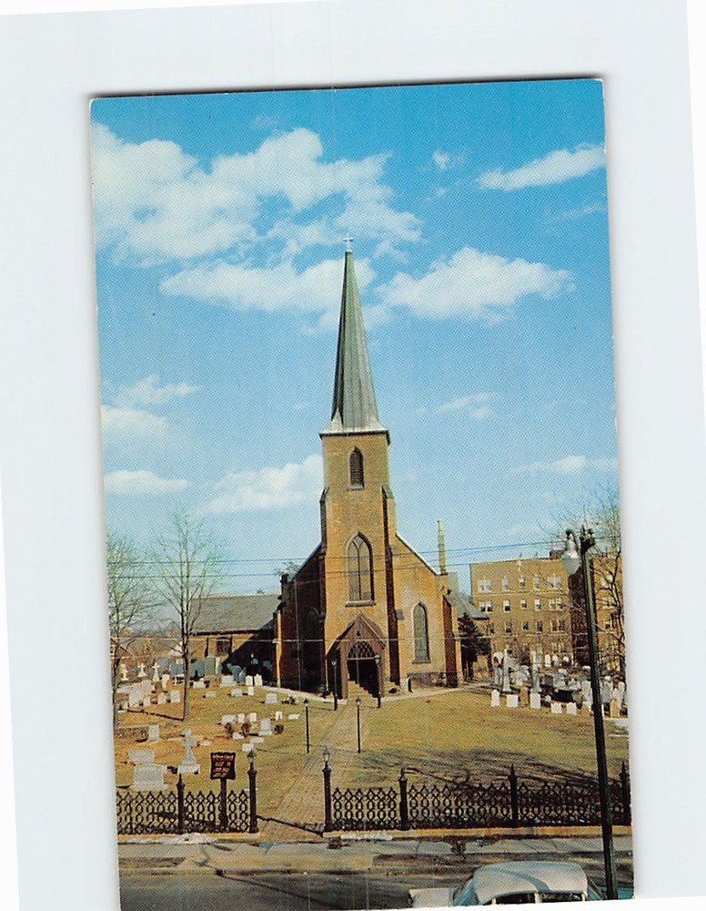 Postcard Old St. Peters Episcopal Church Perth Amboy New Jersey USA