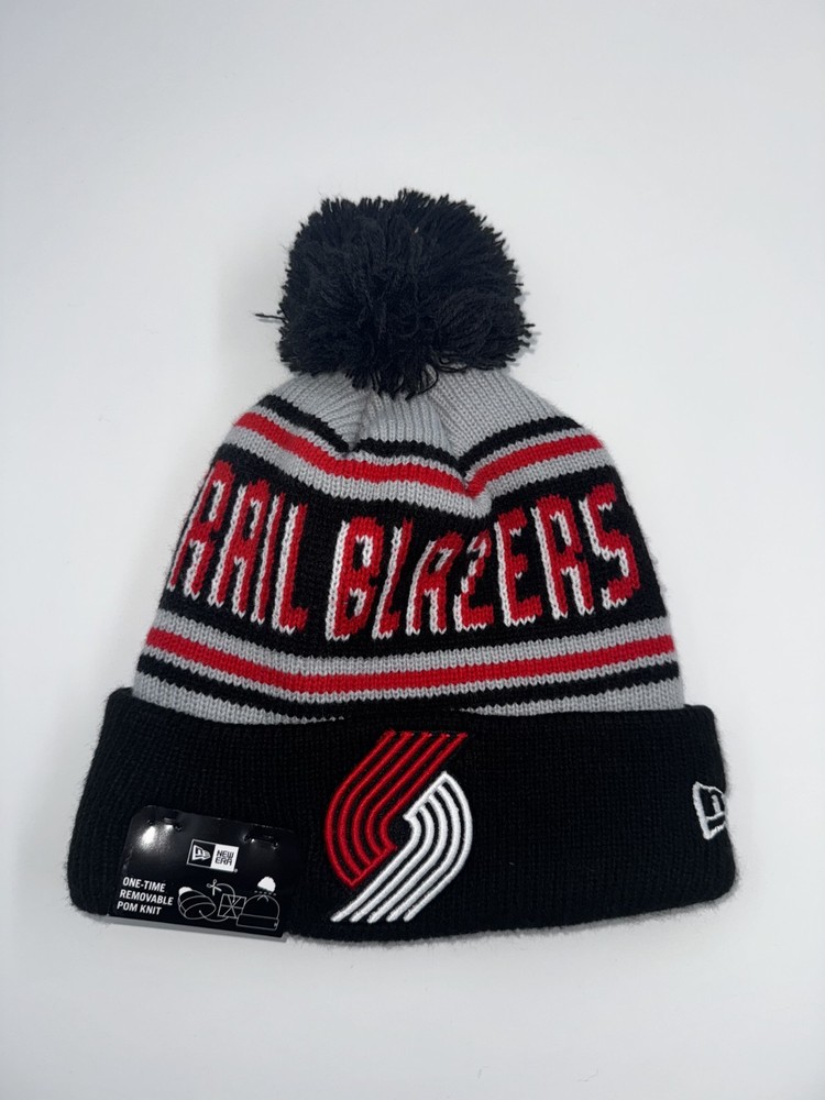 Portland Trail Blazers New Era 2024/25 City Edition Cuffed Knit Hat Beanie Pom