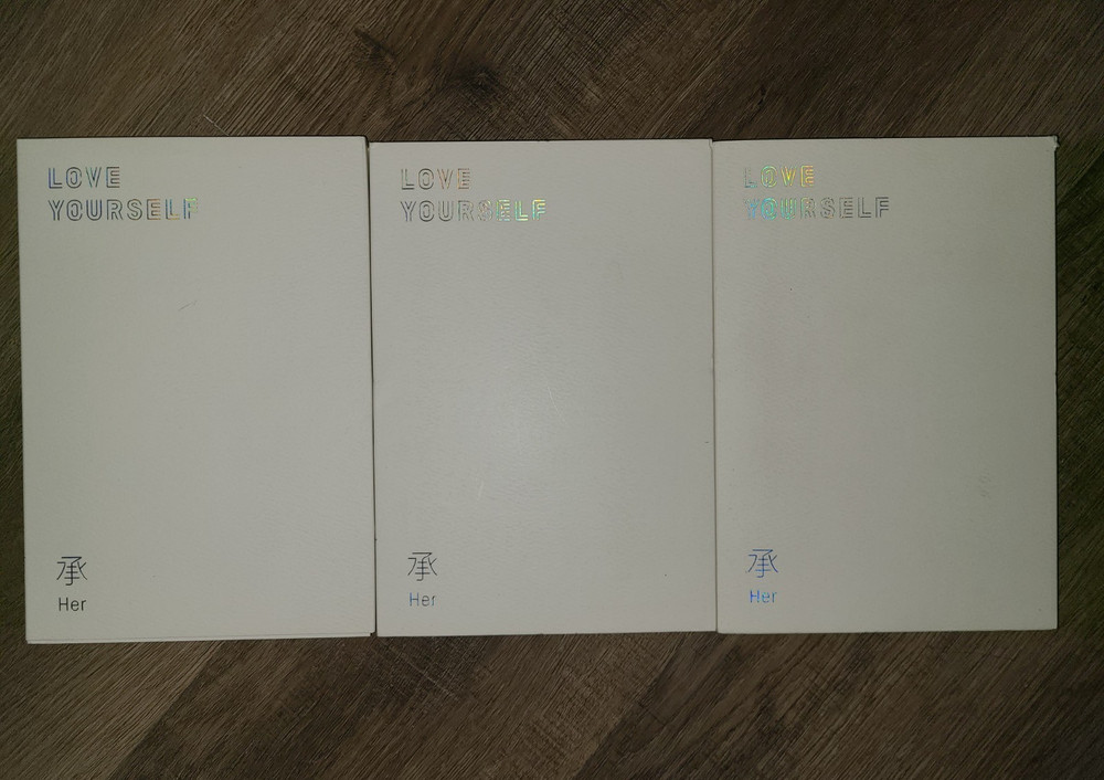 BTS Love Yourself 承 'Her' K-Pop Album CD 2017 (L,O,V)