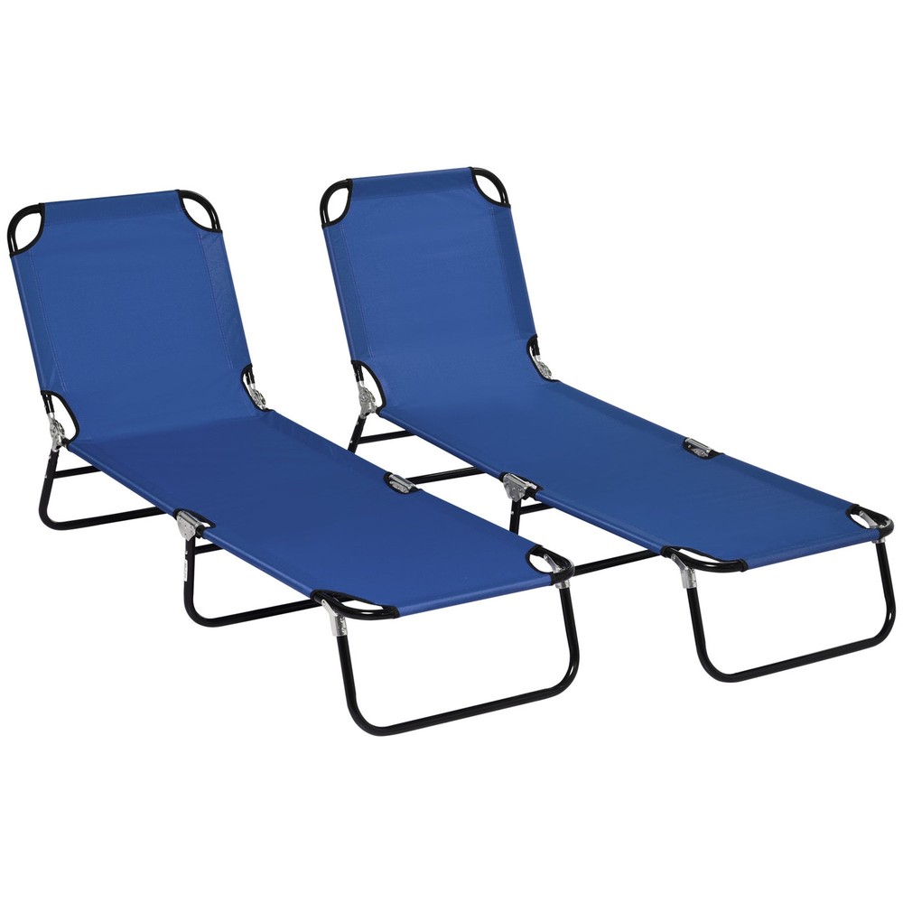 Outsunny 5-Position Folding Chaise Lounge for Ultimate Comfort and Relaxation