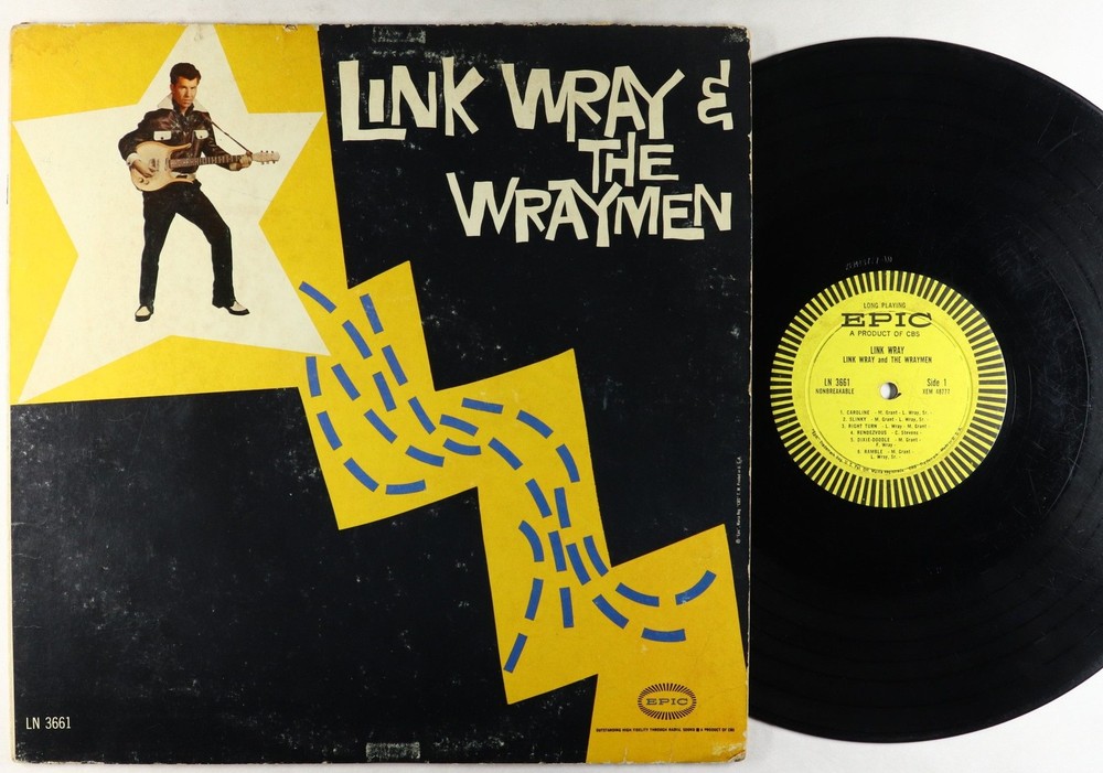 Link Wray & The Wraymen - S/T LP - Epic Mono DG