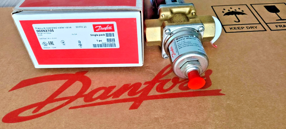 1PC-Danfoss 003N3105 Pressure operated water valve,WVFX,20,4.00 bar-23.00bar-New