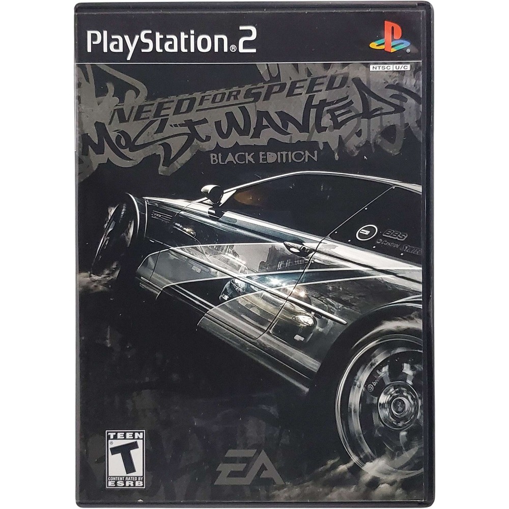 (Small Crack On Disc) Need For Speed Most Wanted Black - Sony Playstation 2 PS2