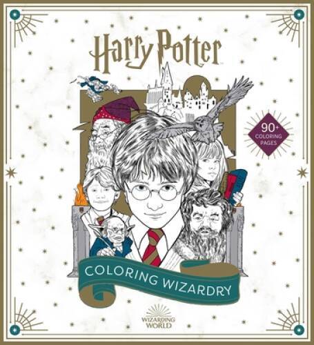 Harry Potter Coloring Wizardry Book by Insight Editions in Good Condition